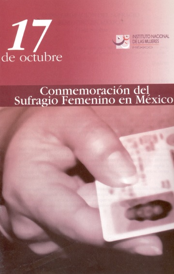 17 de octubre conmemoración del sufragio femenino en méxico